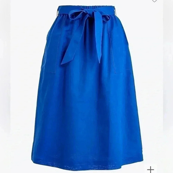 J Crew blue skirt - Picture 1 of 4